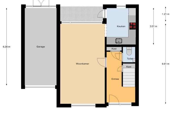 Plattegrond – van Slotendreef 25, Rucphen