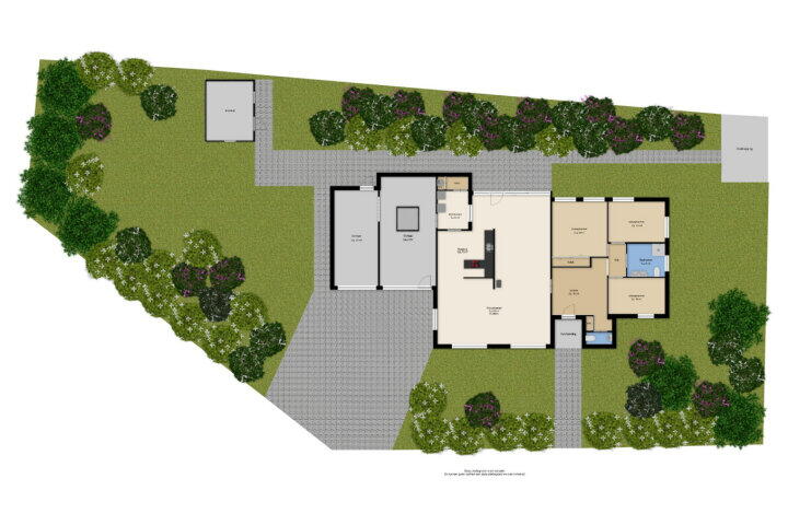 Plattegrond – Van Veen's park 38, Smilde
