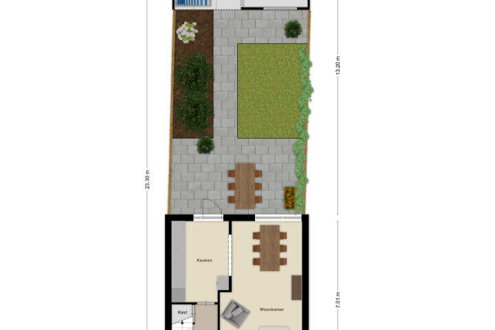 Plattegrond – Van Veldekelaan 27, Roosendaal