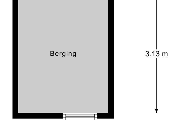 Plattegrond – van Voornestraat 14, Rucphen