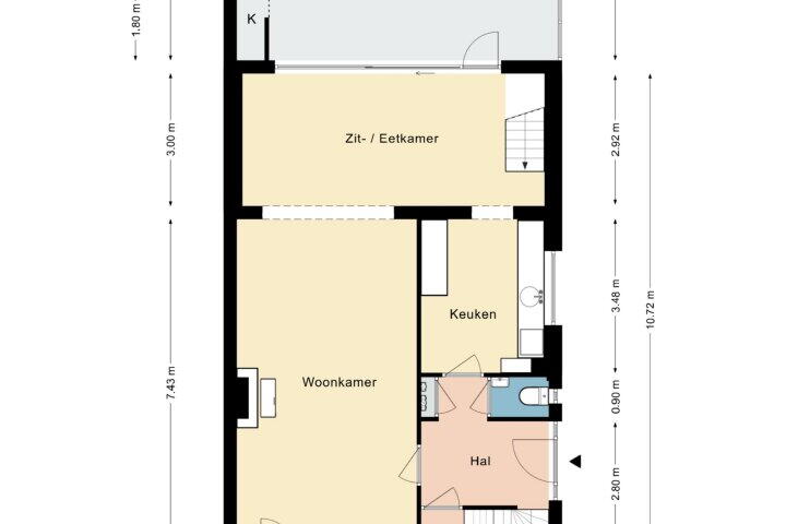 Plattegrond – Van Werschstraat 12, Simpelveld