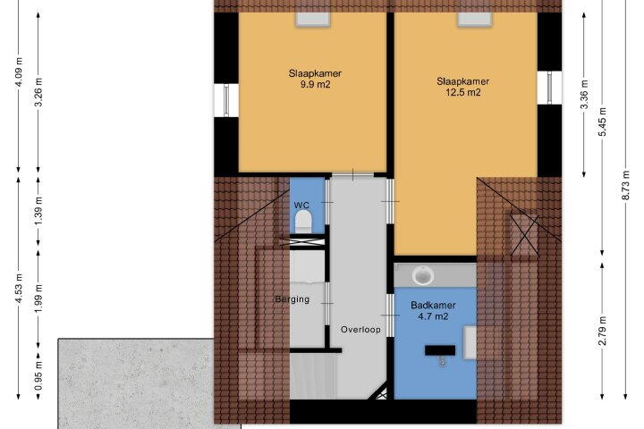 Plattegrond – Varsenerstraat 20, Ommen