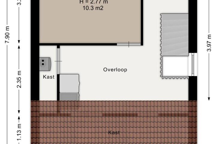 Plattegrond – Vastertlanden 74, Enschede