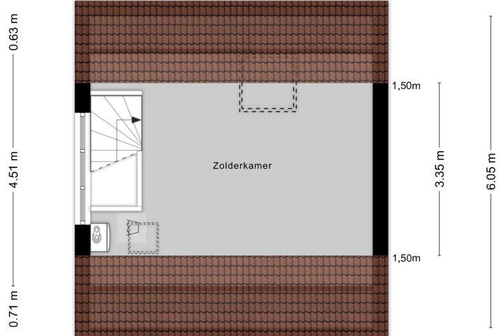 Plattegrond – Vecht 44, Zeewolde