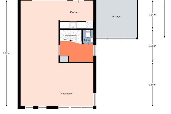 Plattegrond – Veenderij 7, Tolbert