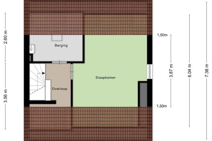 Plattegrond – Veenhof 1503, Wijchen