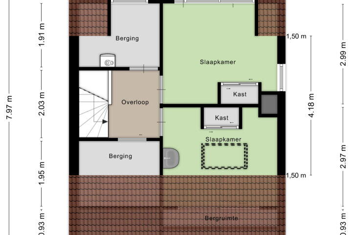 Plattegrond – Veenhof 1606, Wijchen