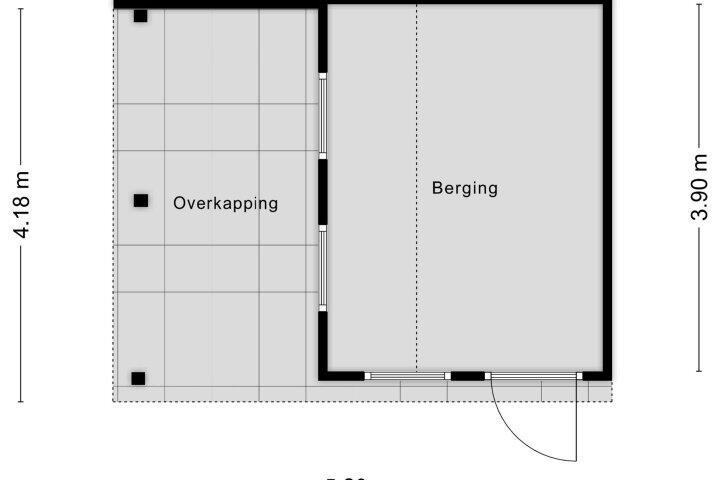 Plattegrond – Veenhof 2214, Wijchen