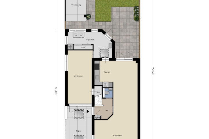 Plattegrond – Veenhof 2373, Wijchen