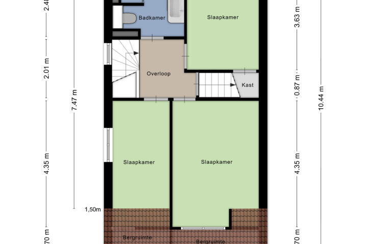 Plattegrond – Veenhof 2373, Wijchen