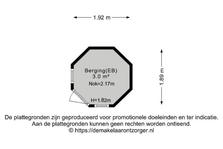 Plattegrond – Veenluydenstraat 24, Hoogeveen