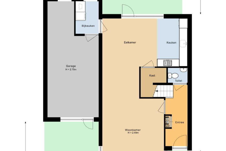 Plattegrond – Veilingstraat 10, Zundert