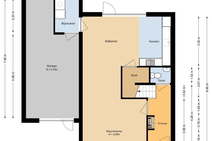 Plattegrond – Veilingstraat 10, Zundert