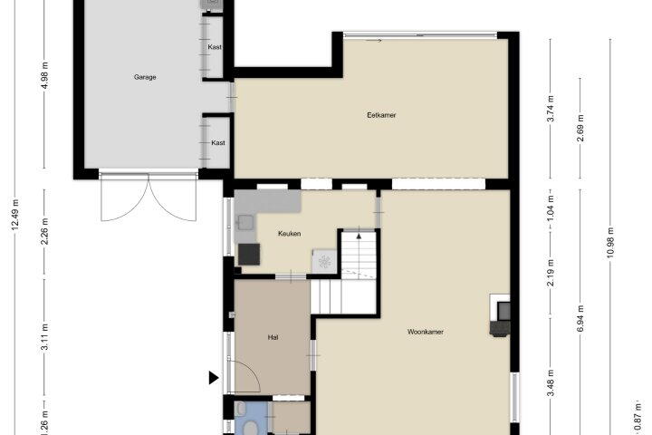 Plattegrond – Veldekelaan 45, Beek