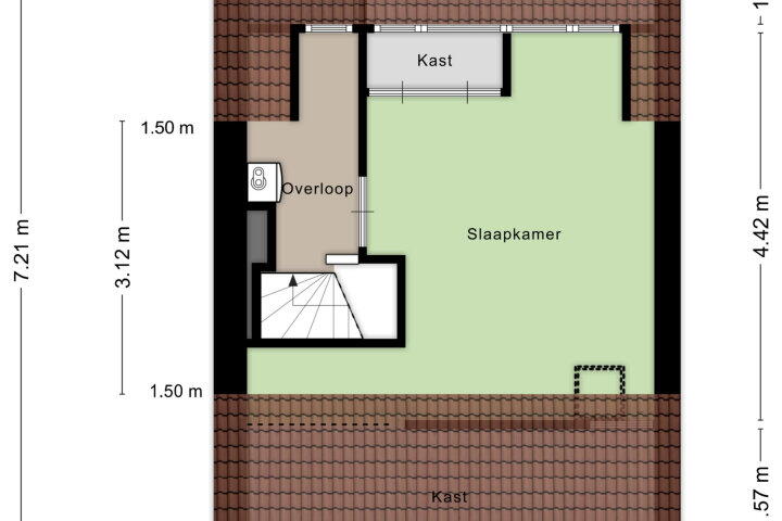 Plattegrond – Veldstraat 11, Nijmegen
