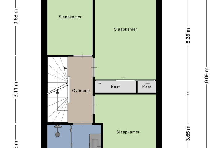 Plattegrond – Veldwachter 31, Wijchen