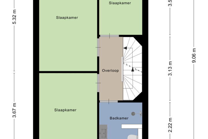 Plattegrond – Veldwachter 37, Wijchen