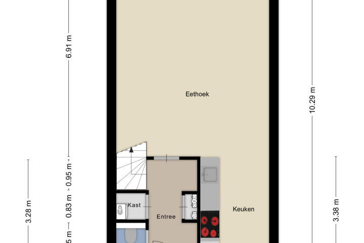 Plattegrond – Veldwachter 8, Wijchen