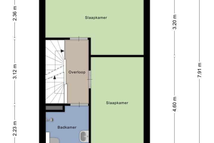 Plattegrond – Veldwachter 8, Wijchen