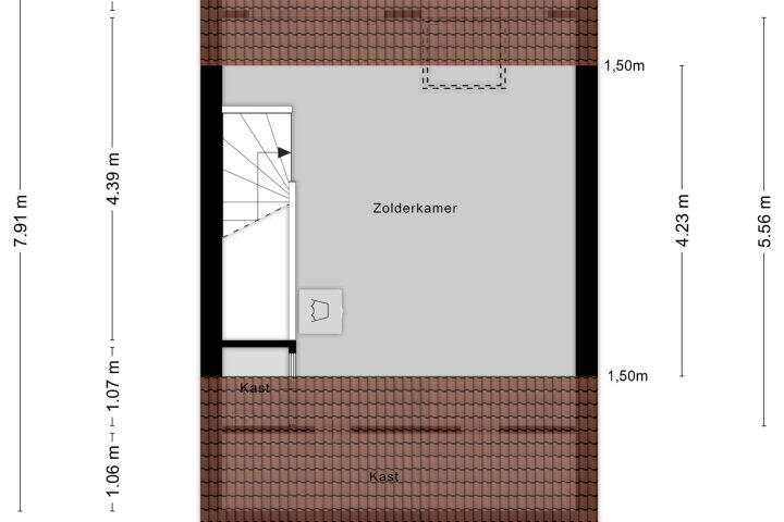 Plattegrond – Veldwachter 8, Wijchen