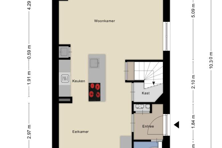 Plattegrond – Veldwachter 87, Wijchen