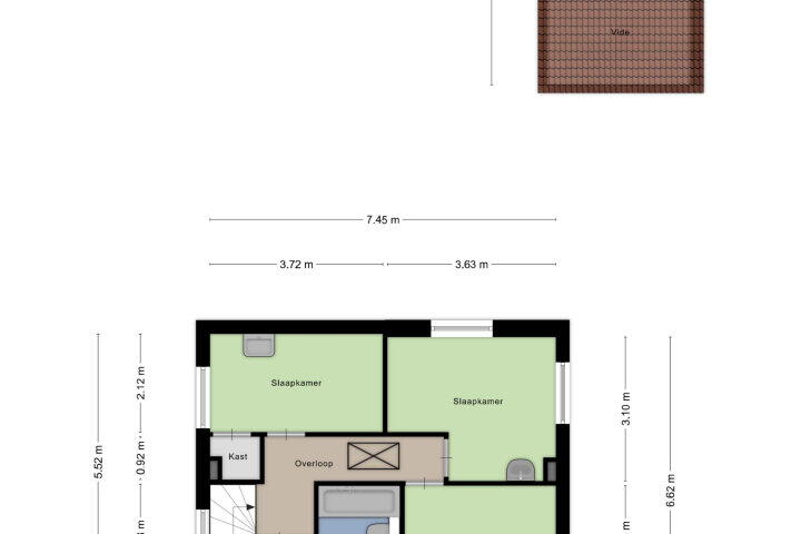 Plattegrond – Veldweg 1, Wijchen