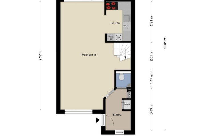 Plan – Velsenpad 13, Almere