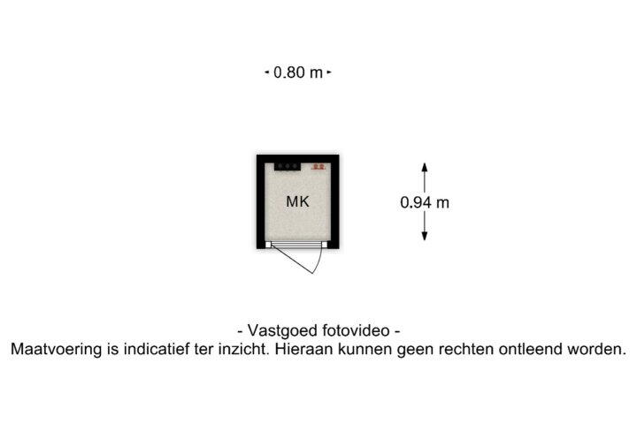 Plattegrond – Vendelseweg 2 B, Veenendaal