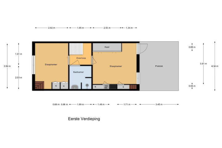 Plattegrond – Venenlaan 175, Hoorn