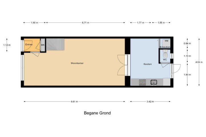 Plattegrond – Venenlaan 175, Hoorn