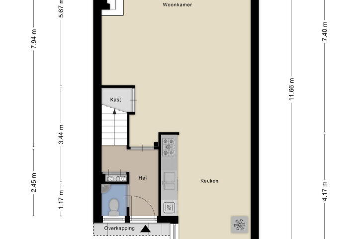 Plattegrond – Venezuelastraat 9, Alphen aan den Rijn