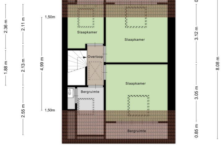 Plattegrond – Venezuelastraat 9, Alphen aan den Rijn