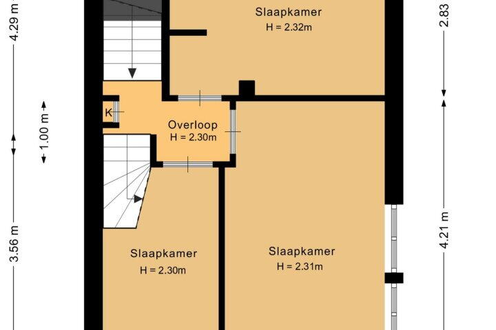 Plattegrond – Venweg 77, Brunssum