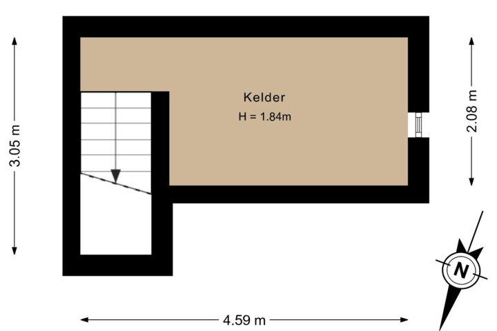 Plattegrond – Venweg 77, Brunssum