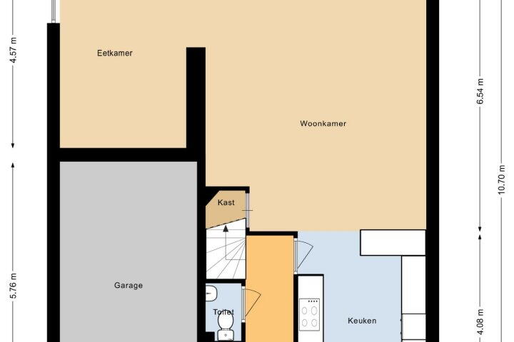 Plattegrond – Vera Bondamtuin 13, Heerhugowaard