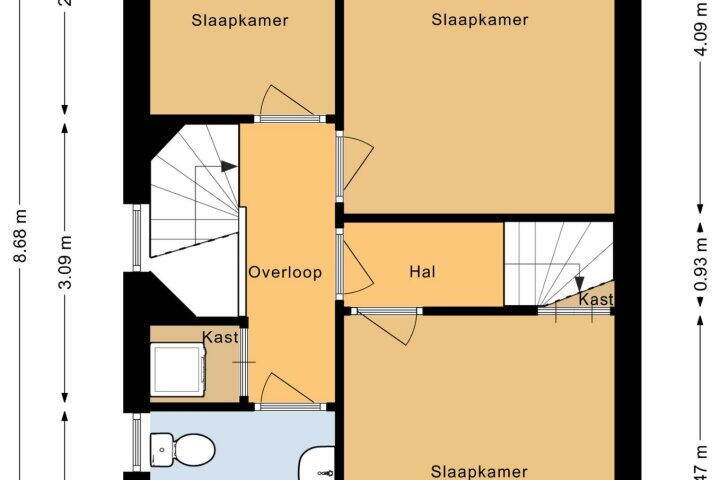 Plattegrond – Vera Bondamtuin 13, Heerhugowaard