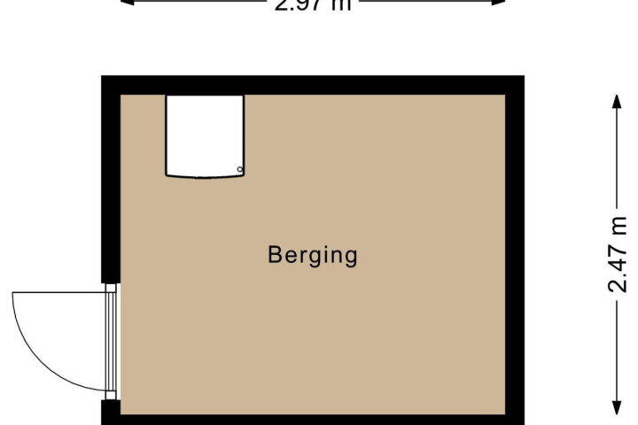 Plattegrond – Vera Bondamtuin 22, Heerhugowaard