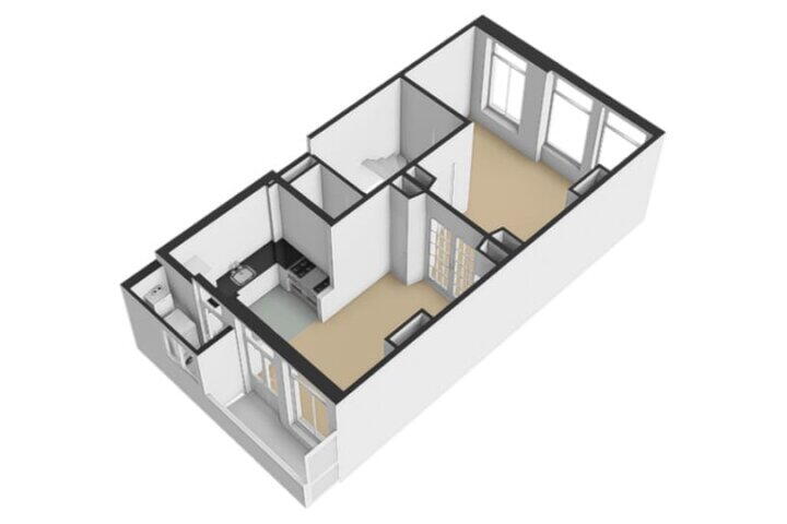 Plattegrond – Verlengde Nieuwstraat 31, Groningen