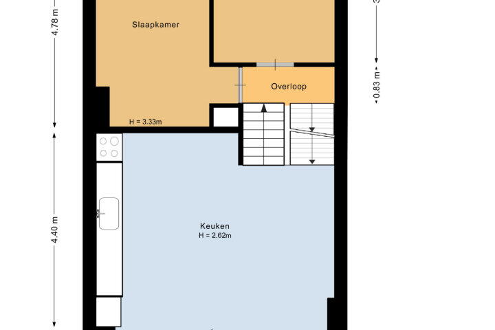 Plattegrond – Verwestraat 18, Sint-oedenrode