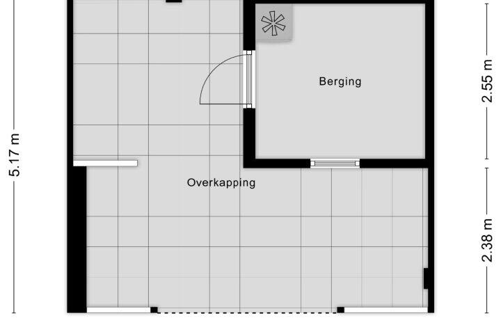 Plattegrond – Verweylaan 16, Roosendaal
