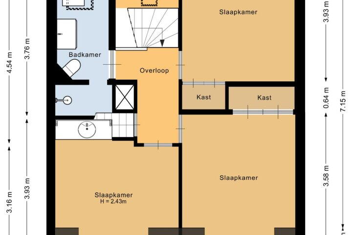 Plattegrond – Verzetslaan 31, Meppel
