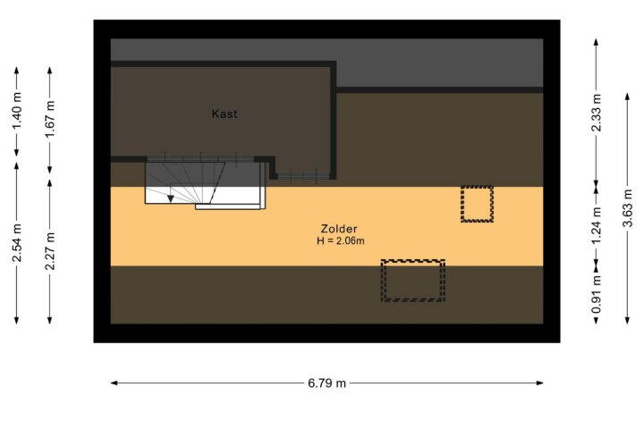 Plattegrond – Verzetslaan 31, Meppel
