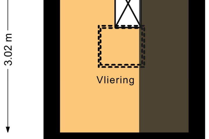 Plattegrond – Vestdijklaan 12, Heerhugowaard