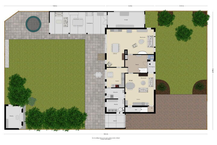 Plattegrond – Vijfhuizenberg 143, Roosendaal