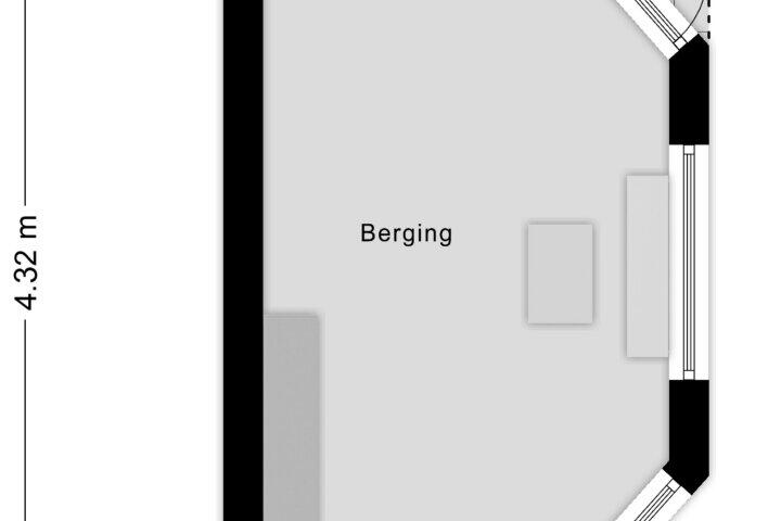 Plattegrond – Vijfhuizenberg 143, Roosendaal