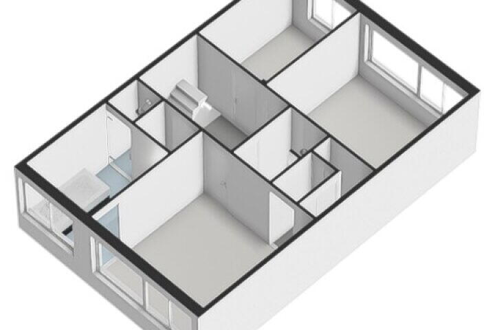 Plattegrond – Vijverhoef 50, Amsterdam