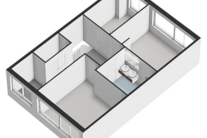 Plattegrond – Vijverhoef 50, Amsterdam