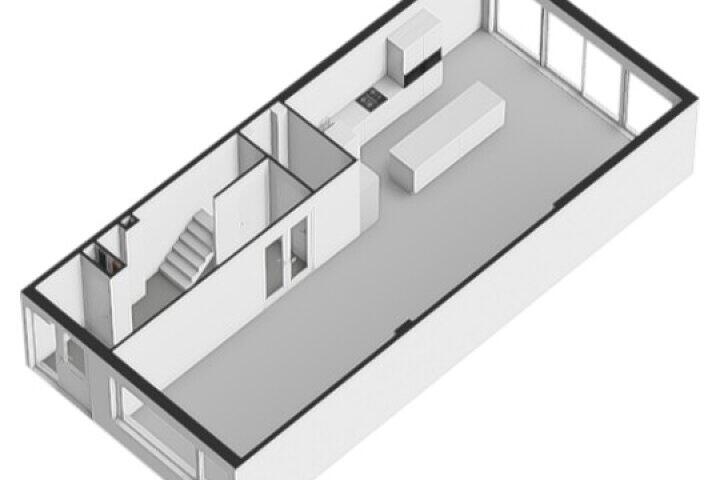 Plattegrond – Vijverhoef 50, Amsterdam