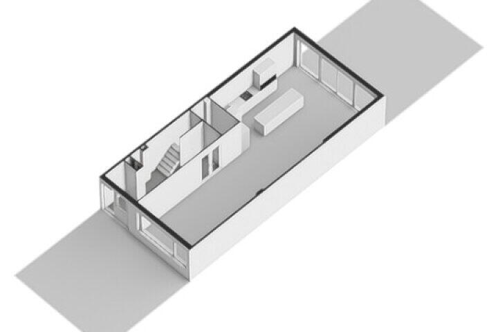 Plattegrond – Vijverhoef 50, Amsterdam