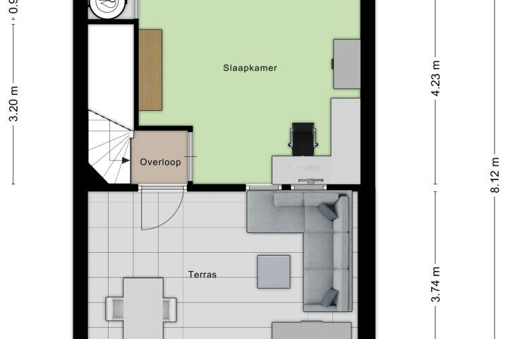 Plattegrond – Villa Waterranonkel 35, Waalwijk